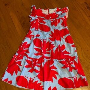 Cute summer dress. Maybe bathing suit coverup. I would say runs a little big